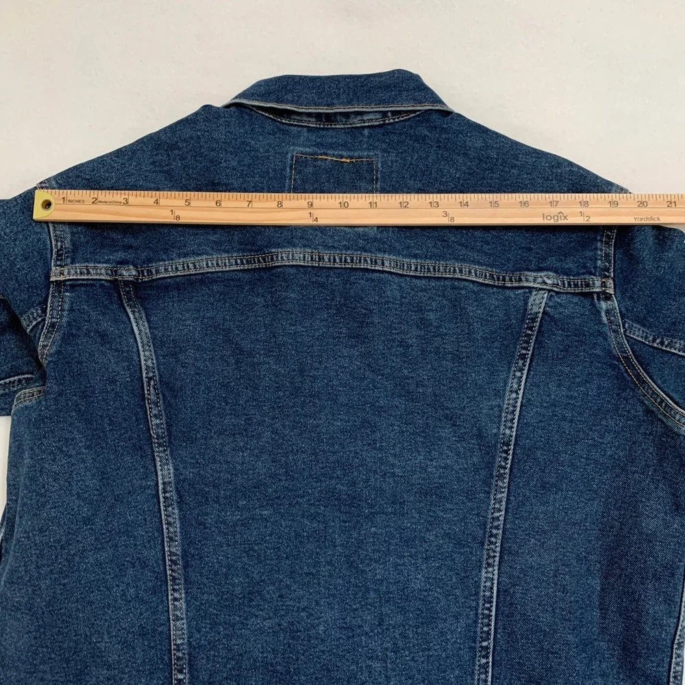 NWT Levi's Trucker Denim Jacket Men L Blue Dark Wash T-Mobile Winners Circle NEW